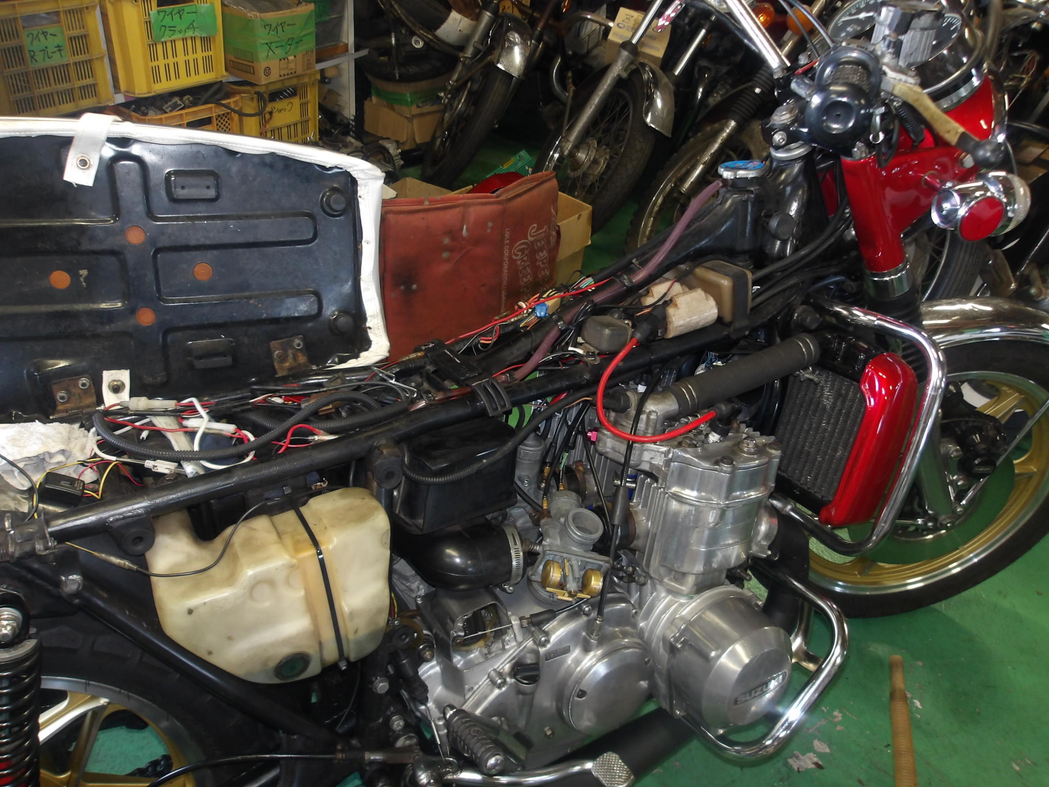 GT750のクランクオーバーホール依頼 13 キャブセッティング GT750のクランクオーバーホール依頼 13 キャブセッティング