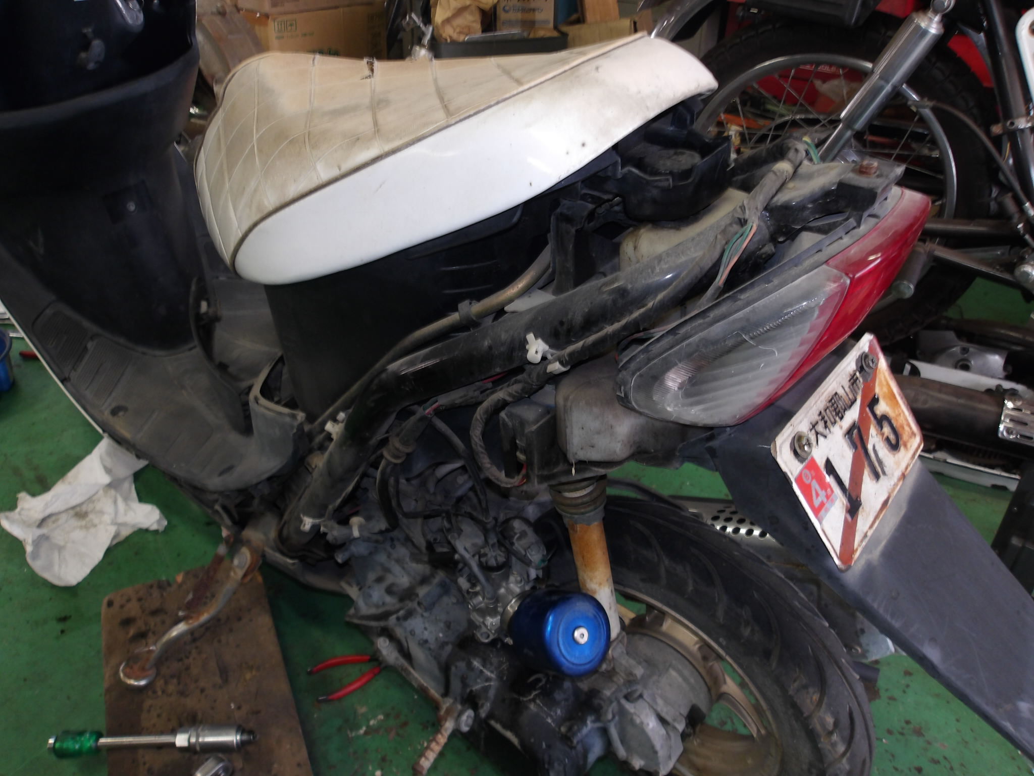 ライブディオZXの整備依頼 1: レストアくんのブログ