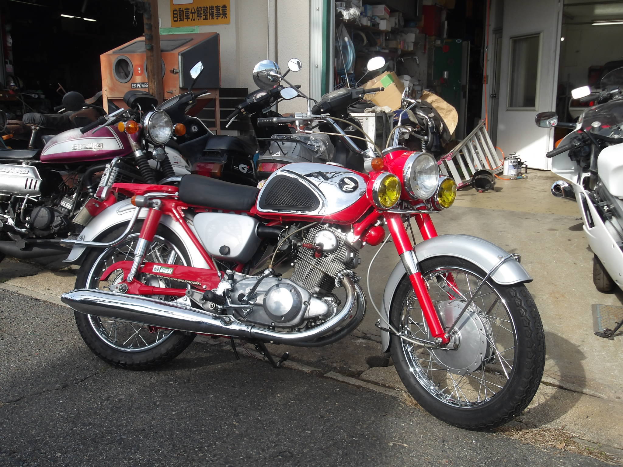 はまきページ 8点セット CBM72のメッキと塗装依頼 1: レストアくんのブログ