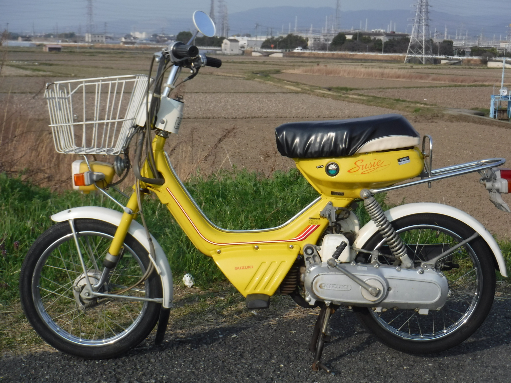 SUZUKI スズキ スージー 50cc 原付 バイク レストア ジャンク品 - バイク