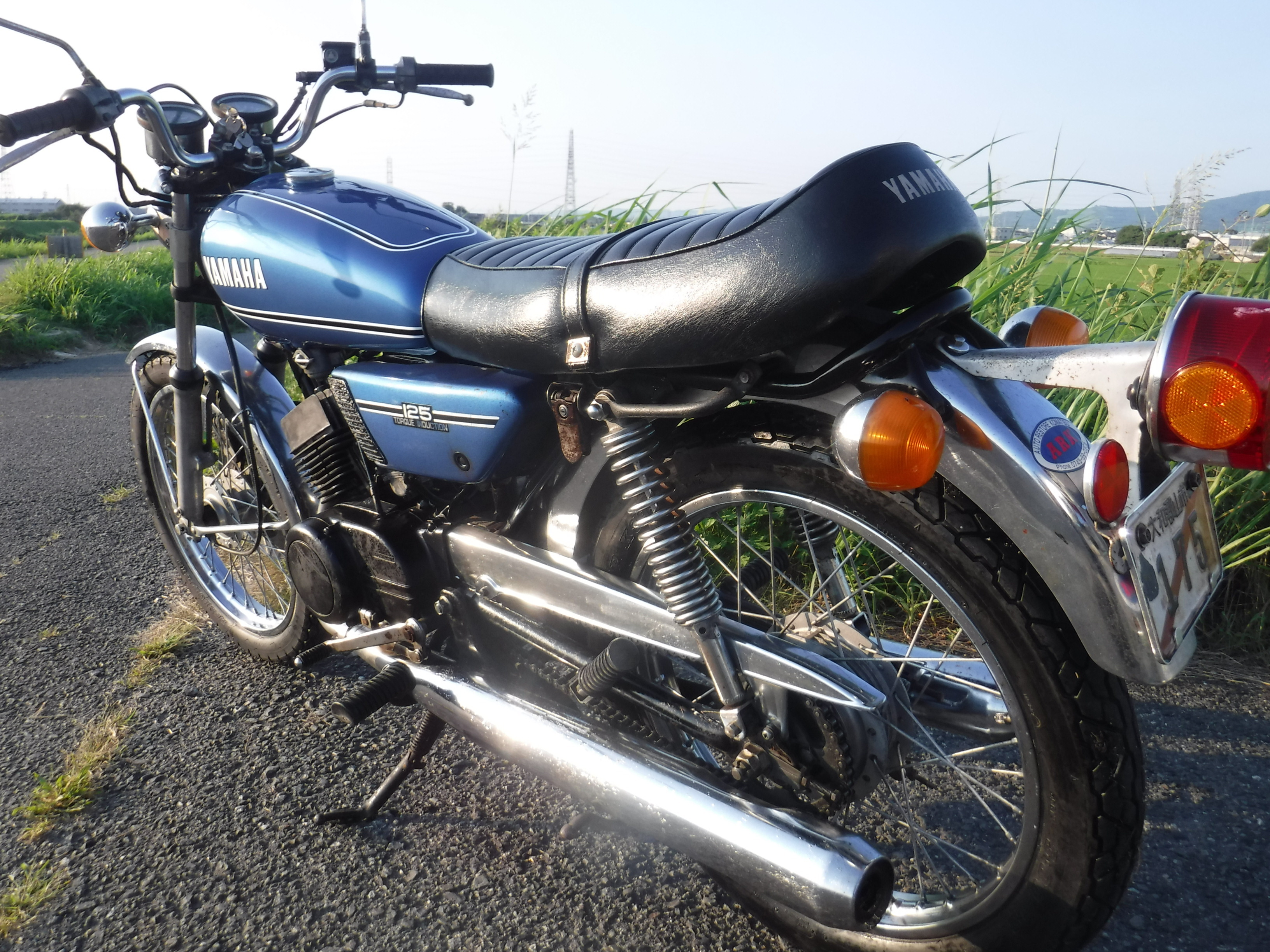 RD125丸タンクの整備 11 完成。: レストアくんのブログ