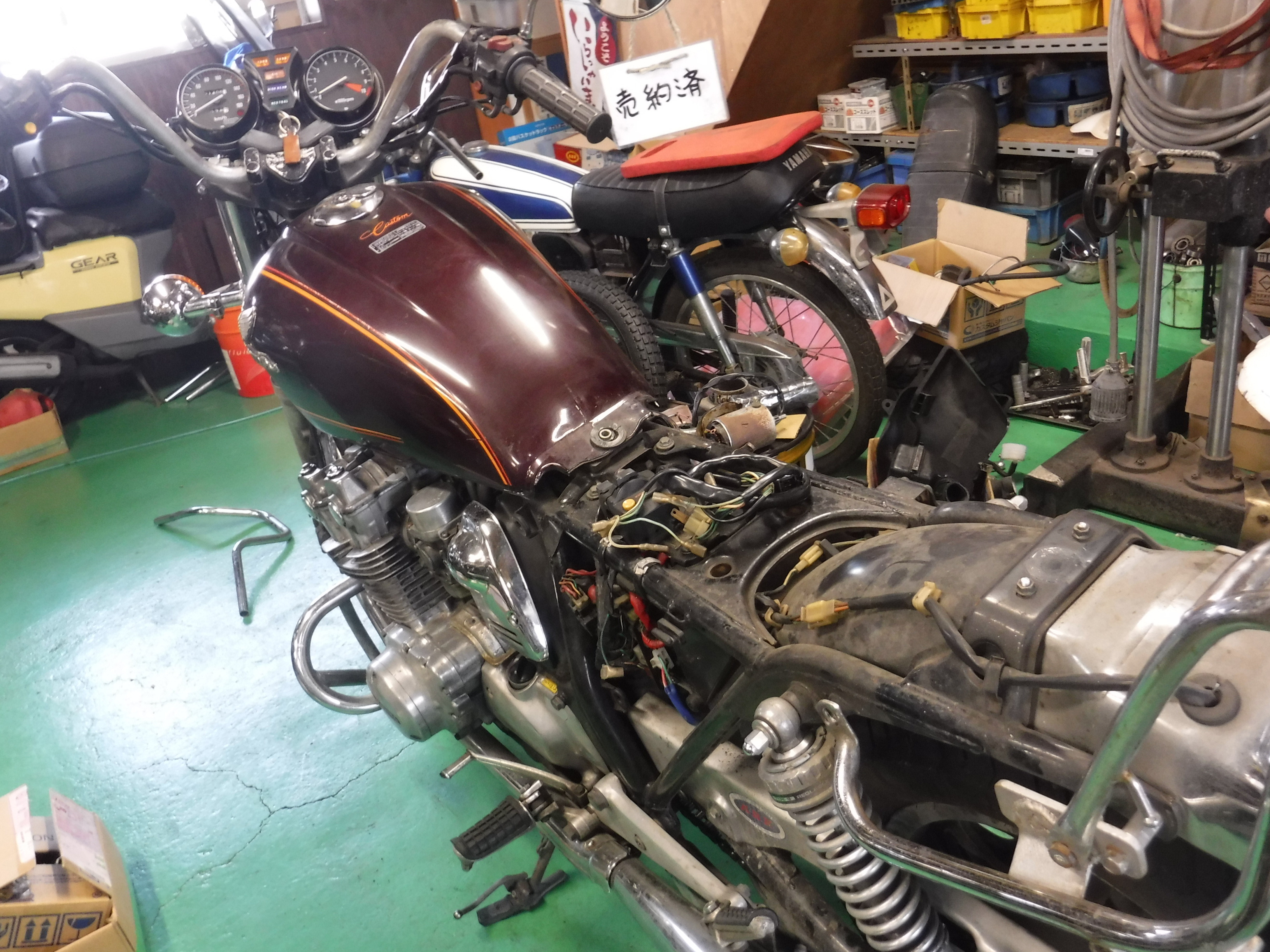 CB750カスタムの整備 2: レストアくんのブログ