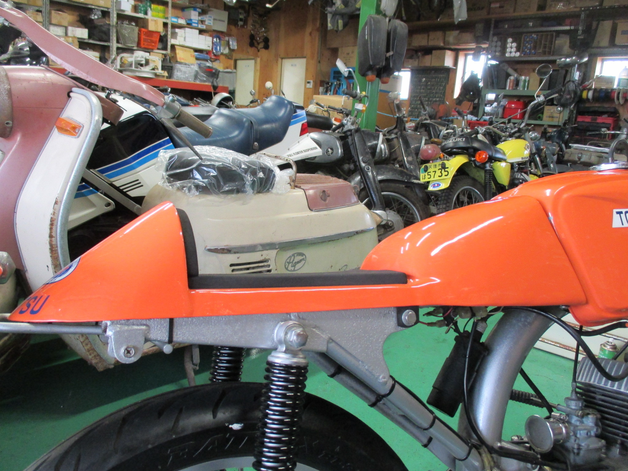 トーハツ90　GF型　レストアベース トーハツGF90改の整備依頼 1: レストアくんのブログ