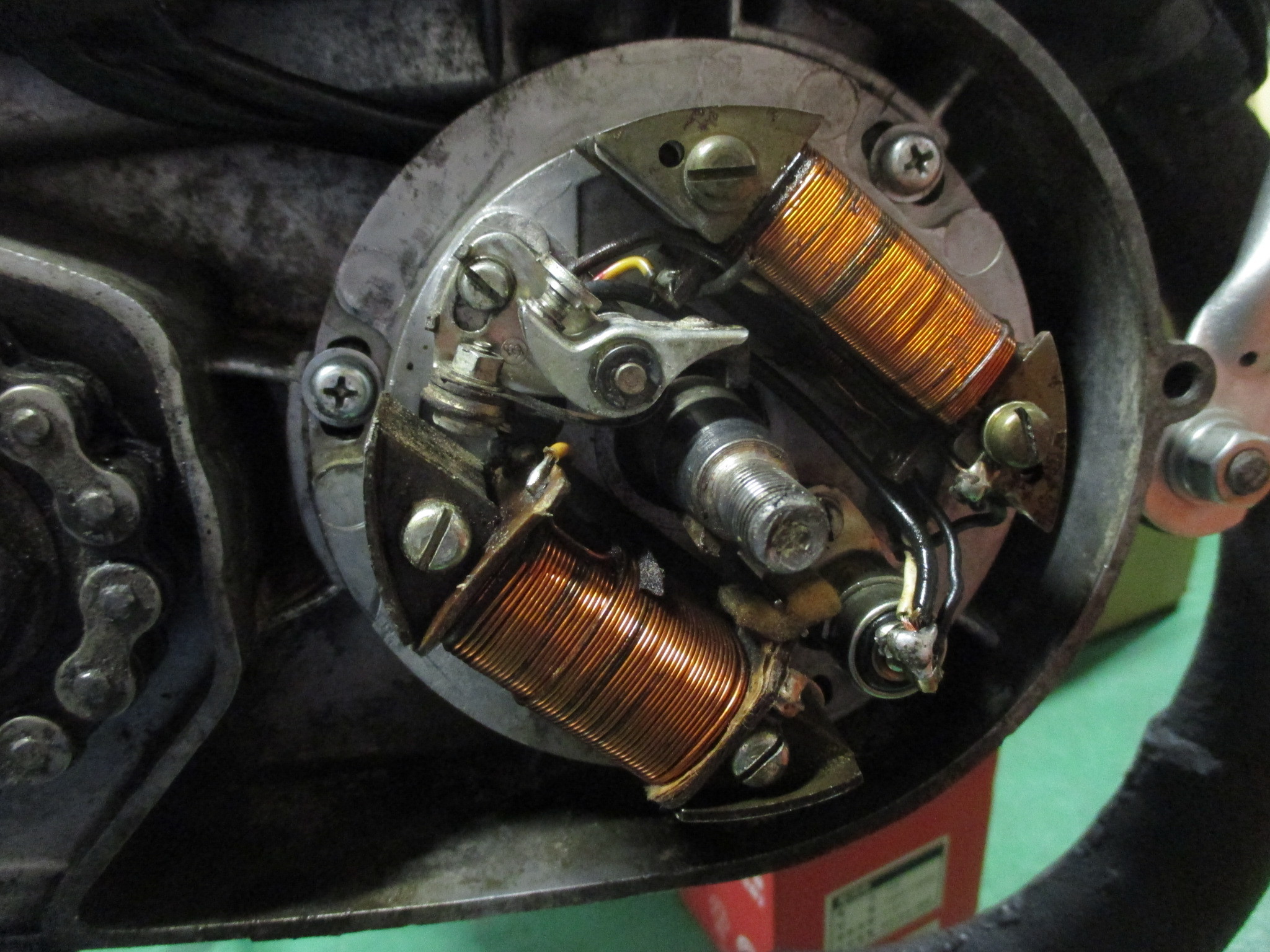 トーハツGF90改の整備 2 修理完了: レストアくんのブログ