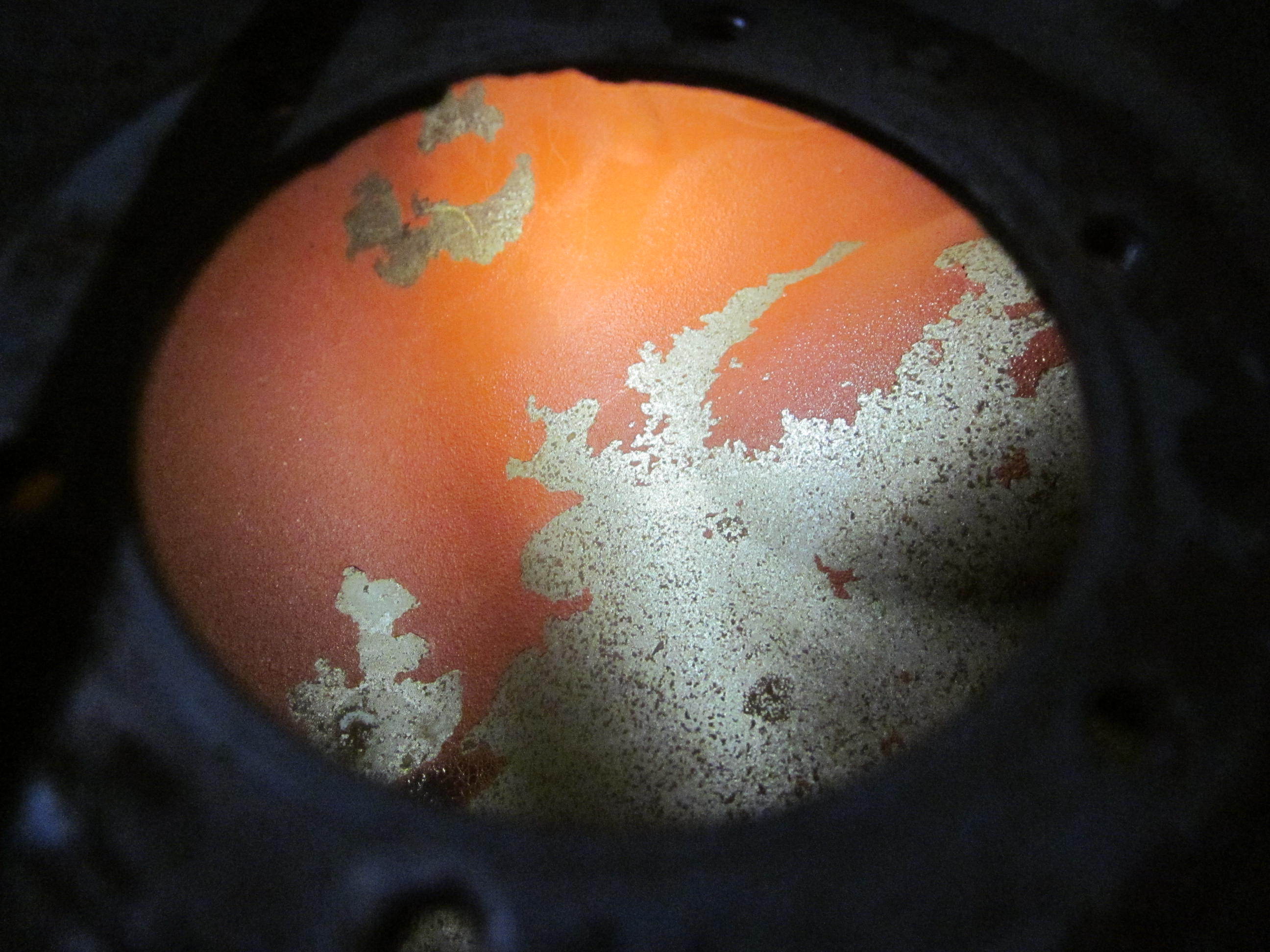 ラビット S301B 内部OKガソリンタンク【D】 377 ラビットスクーターレストアっぽいこと！(9)タンク取外し | アシバー