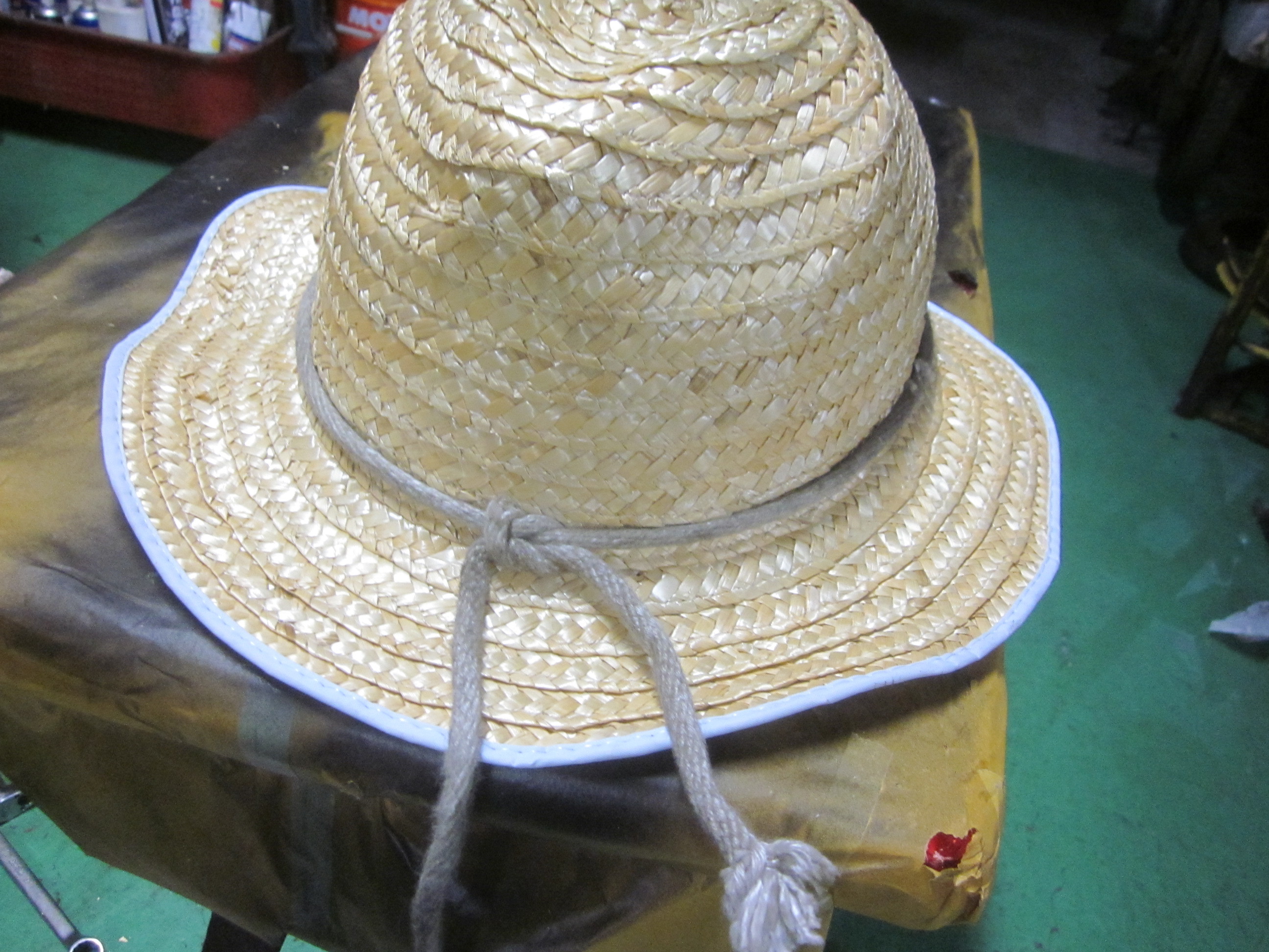 麦わらヘルメットの製作依頼: レストアくんのブログ